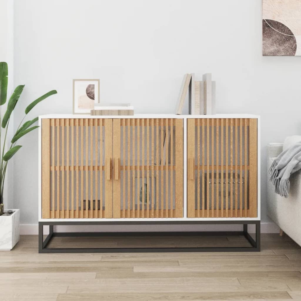 vida XL Sideboard Weiß 105x 30x 65 cm Holzwerkstoff