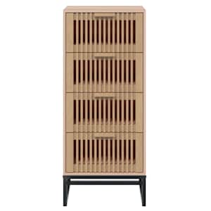 Komoda 40 x 30 x 95 cm kompozitní dřevo - obrázek 4
