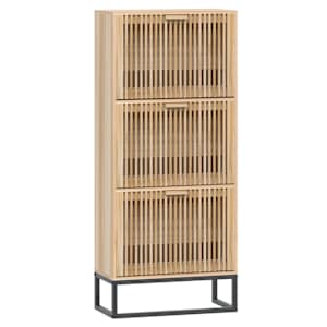 vidaXL jalatsikapp, 52 x 25 x 120 cm, tehispuit
