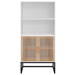 Highboard bílý 60 x 35 x 125 cm kompozitní dřevo - obrázek 5