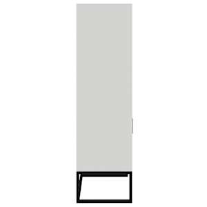 Highboard bílý 60 x 35 x 125 cm kompozitní dřevo - obrázek 6