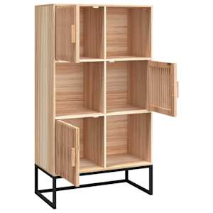 Highboard 70 x 35 x 125 cm kompozitní dřevo - obrázek 4