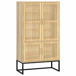 Highboard 70 x 35 x 125 cm kompozitní dřevo - obrázek 2