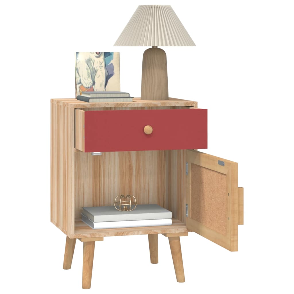 vidaXL Bedside Cabinet 40x30x55 cm Engineered Wood