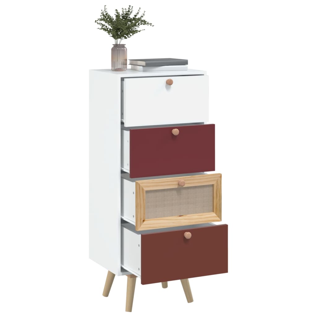 vidaXL Highboard mit Schubladen 40x30x95 cm Holzwerkstoff