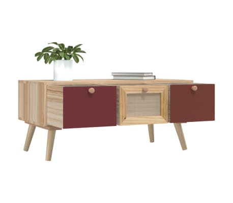 vidaXL Couchtisch mit Schubladen 80x40x35,5 cm Holzwerkstoff