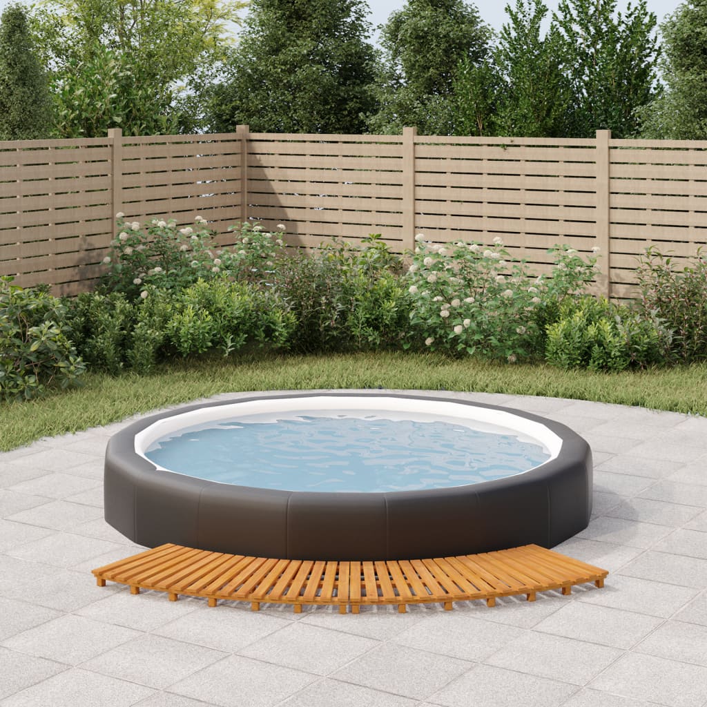 vida XL Whirlpool-Stufen 2 Stk. Massivholz Akazie
