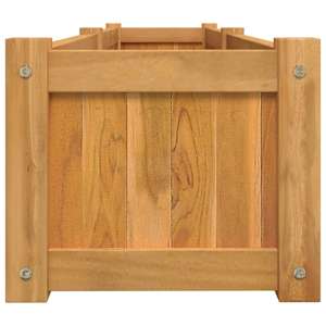 Vyvýšený záhon 150 x 30 x 25 cm masivní teakové dřevo - obrázek 5