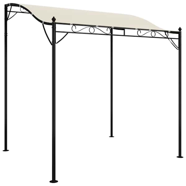 vidaXL varjualune, kreemjas, 2 x 2,3 m, 180 g/m&sup2;, kangas ja teras