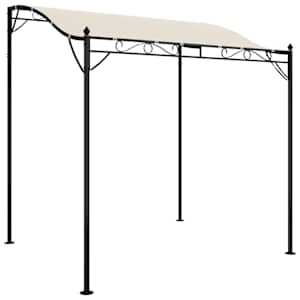 Stříška krémová 2 x 2,3 m 180 g/m² textil a ocel - obrázek 2