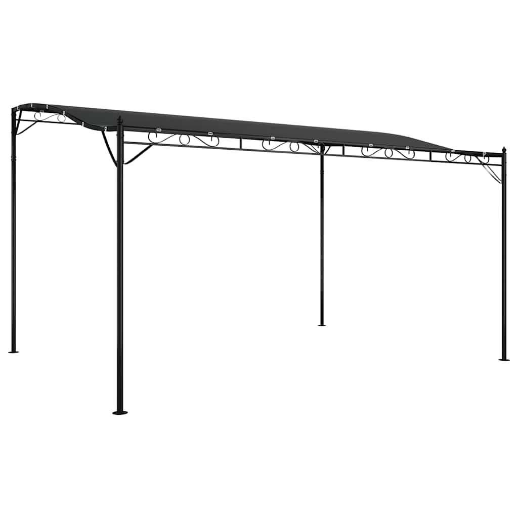 vidaXL Stříška antracitová 4 x 3 m 180 g/m² textil a ocel
