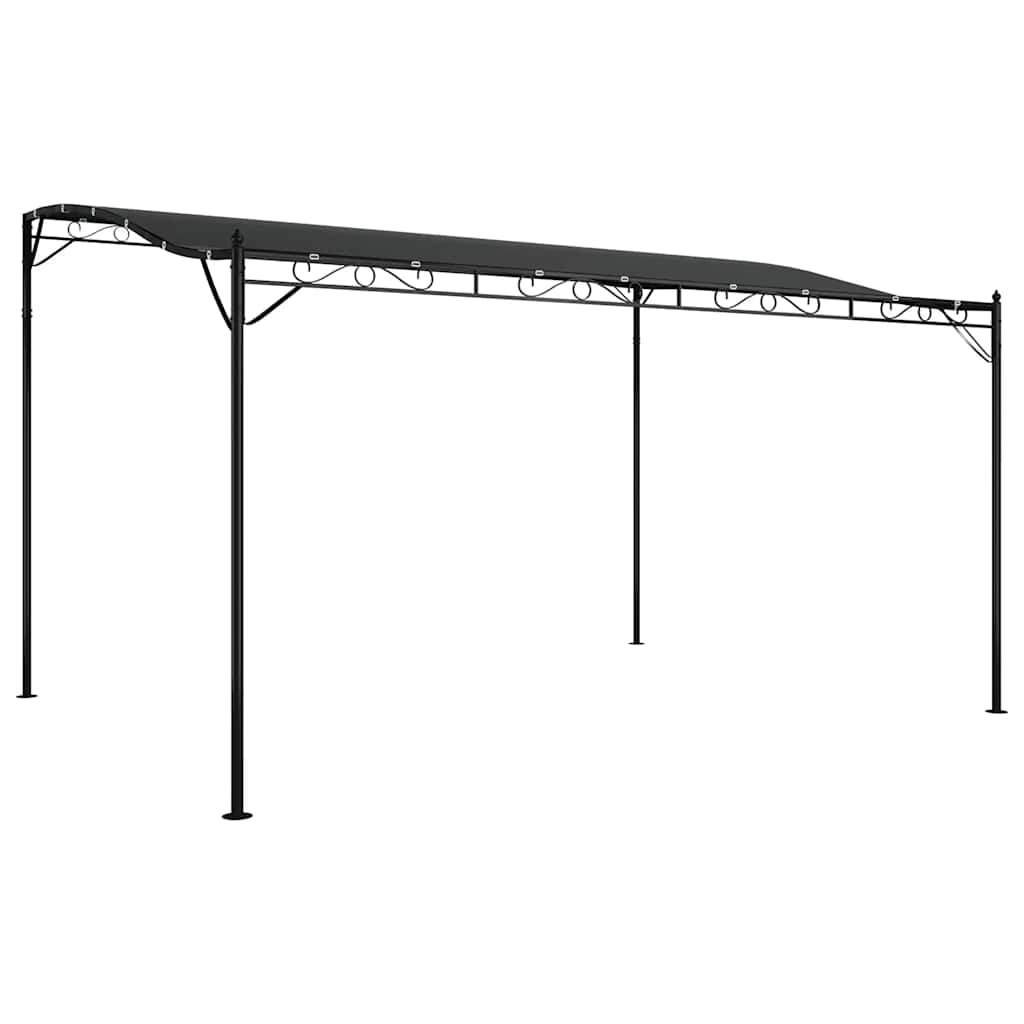 vidaXL Stříška antracitová 4 x 3 m 180 g/m² textil a ocel