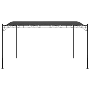 Stříška antracitová 4 x 3 m 180 g/m² textil a ocel - obrázek 4