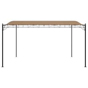 Stříška taupe 4 x 3 m 180 g/m² textil a ocel - obrázek 3