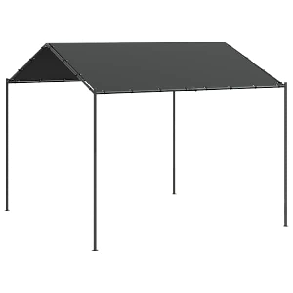 vidaXL varjualune, antratsiithall, 3 x 3 m, teras ja kangas