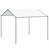 vidaXL Paviljon 4 x 4 x 2,6 m Valge Teras ja pol&uuml;ester 180 gsm
