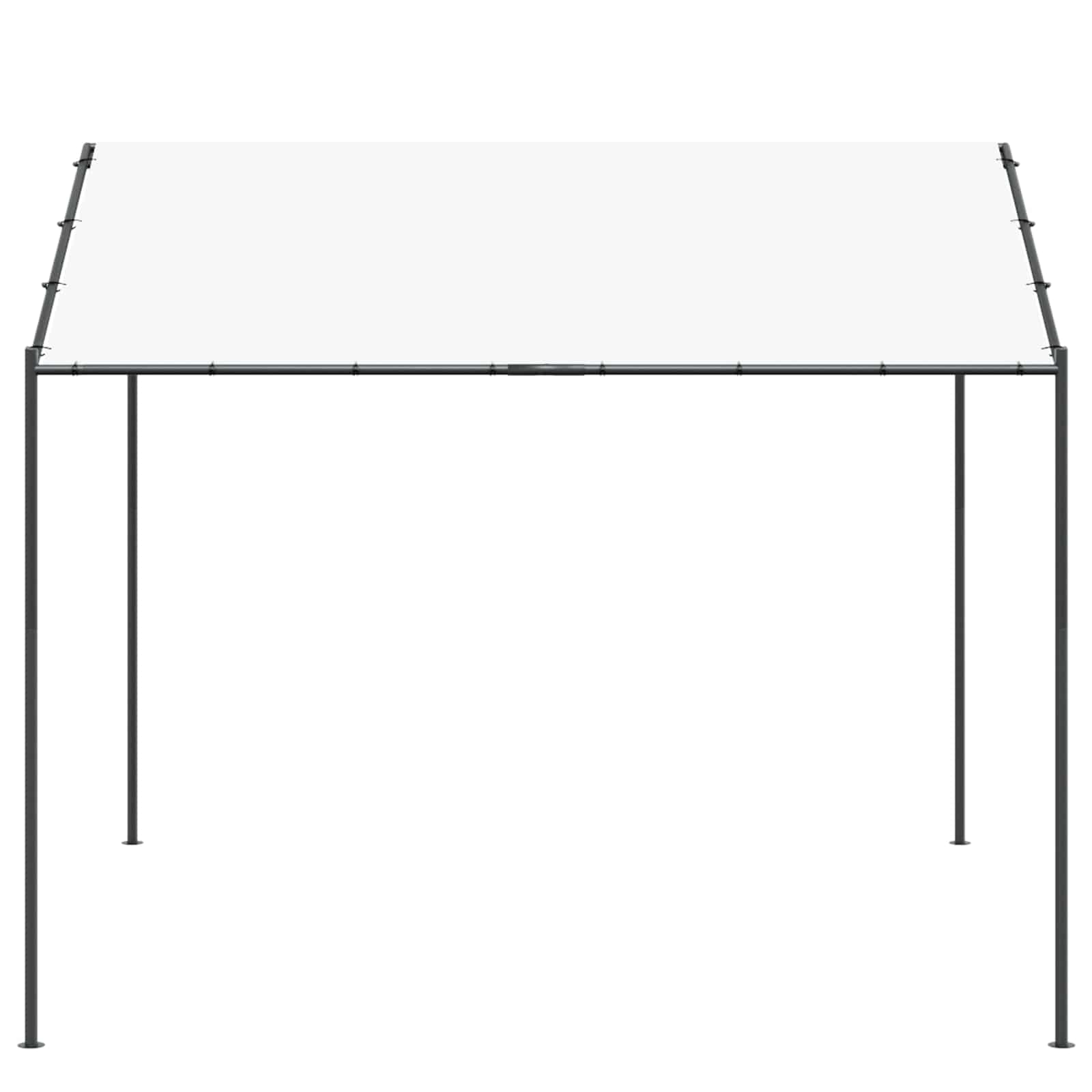 Prieel Wit 4 x 4 x 2,6 m Staal en Polyester image 4