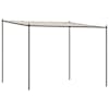 vidaXL varikatus, valge, 3x3 m 180 g/m&sup2;, kangas ja teras