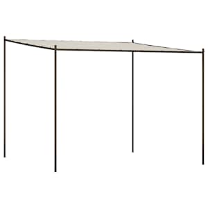 Altán taupe 3 x 3 m 180 g/m² hliník a ocel - obrázek 2