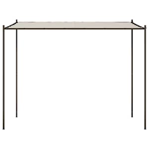 Altán taupe 3 x 3 m 180 g/m² hliník a ocel - obrázek 3