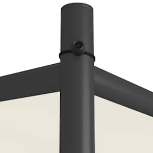 Altán taupe 3 x 3 m 180 g/m² hliník a ocel - obrázek 6