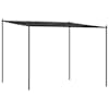 vidaXL varikatus, antratsiithall, 3x3 m 180 g/m&sup2;, kangas ja teras