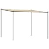 vidaXL varikatus, beež, 3x3 m 180 g/m&sup2;, kangas ja teras