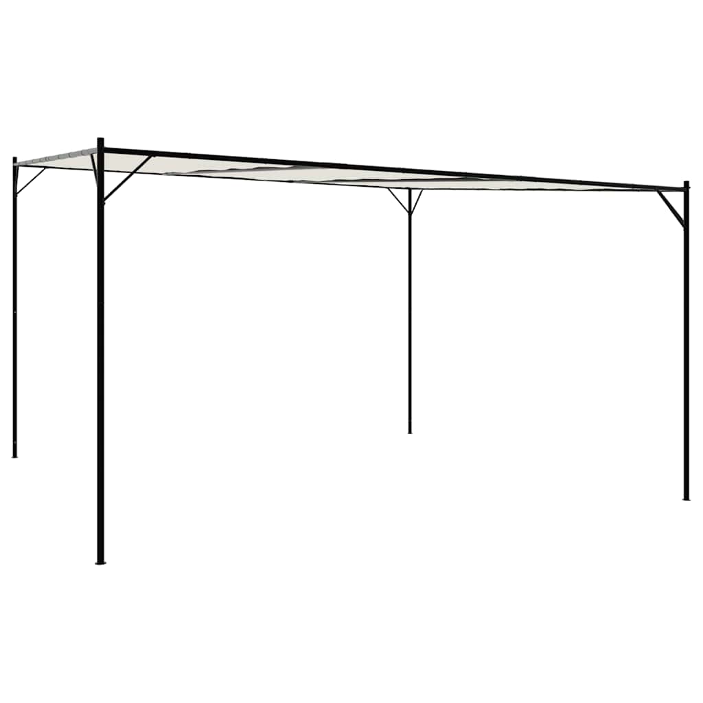 vidaXL Altán taupe 4 x 4 m 180 g/m² hliník a ocel