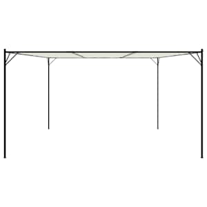 Altán taupe 4 x 4 m 180 g/m² hliník a ocel - obrázek 4