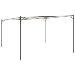 Altán taupe 4 x 4 m 180 g/m² hliník a ocel - obrázek 6