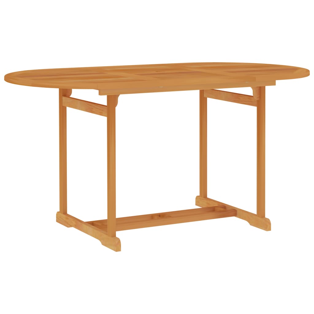 Drewniany zestaw mebli ogrodowych - 1 stół, 4 krzesła (150x90x75 cm)