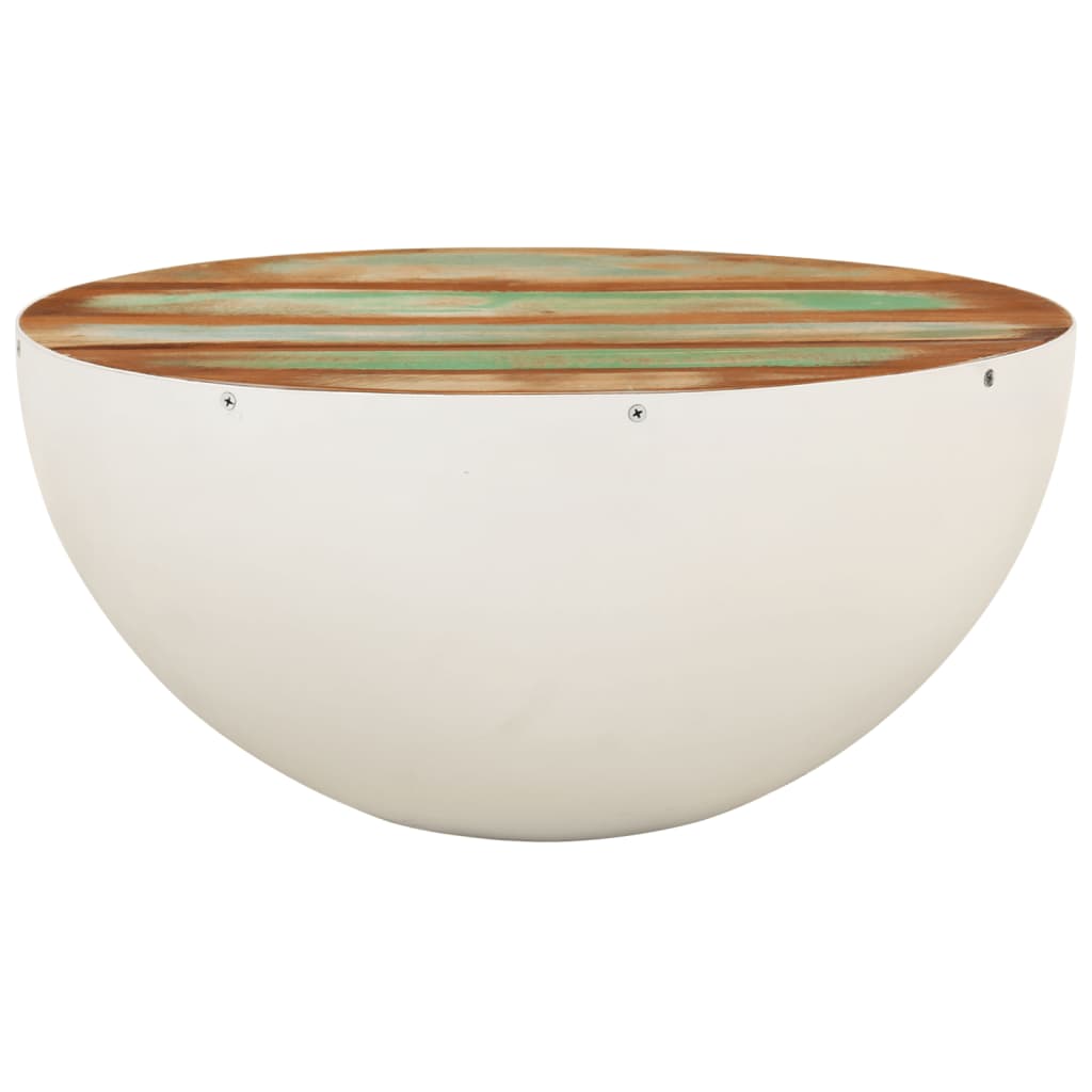 Mesa de Centro Mesita Auxiliar Redonda Madera Reciclada Forma de Cuenco vidaXL - Imagen 26 de 152