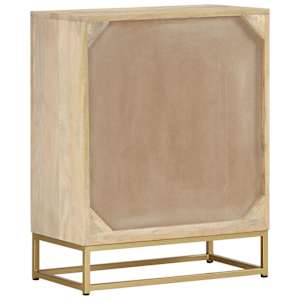 Příborník se 2 dvířky 55x30x70 cm masivní mangovníkové dřevo - obrázek 5