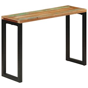 Konzolový stolek 110 x 35 x 75 cm masivní recyklované dřevo - obrázek 11