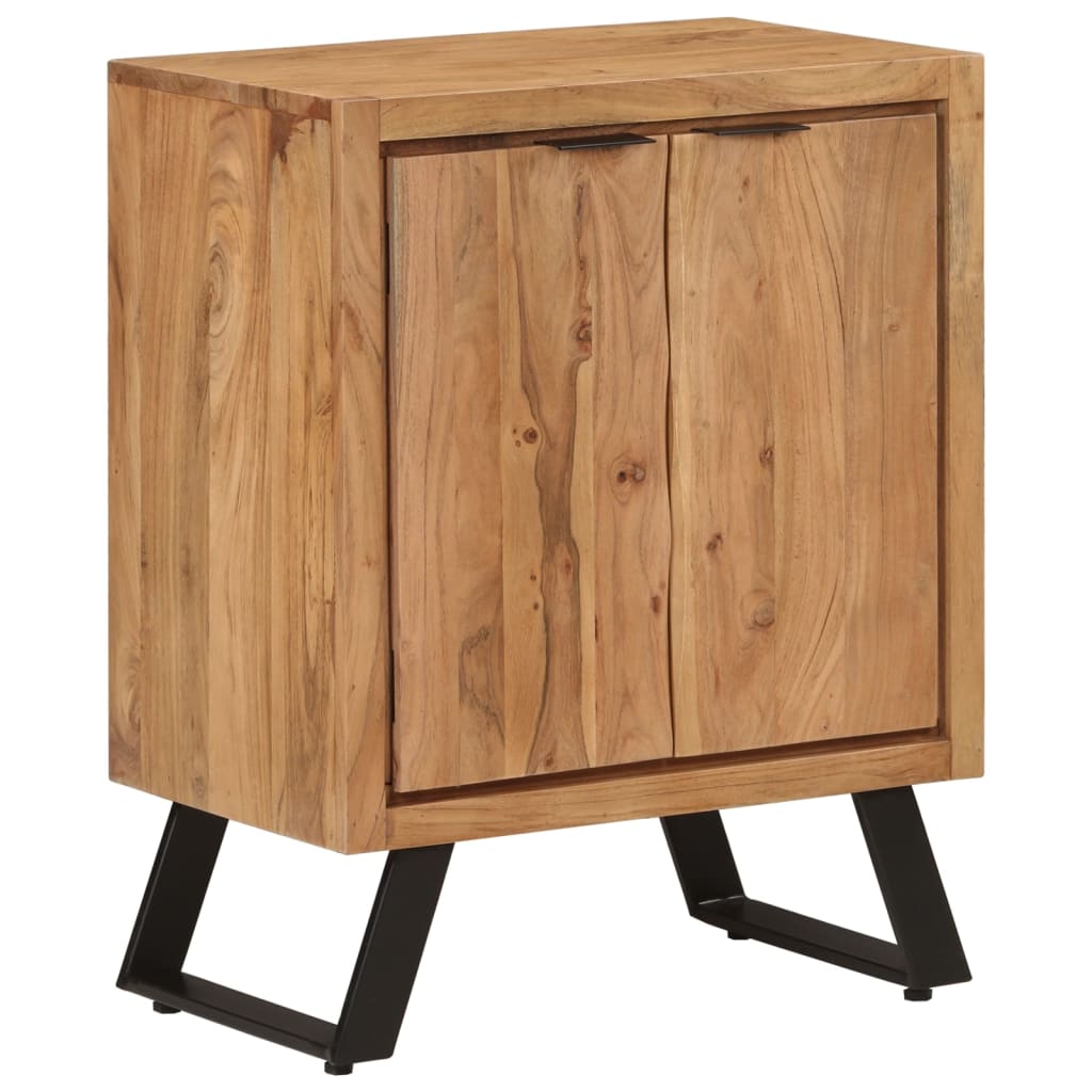 vidaXL Sideboard mit 2 Türen 55x36x72 cm Massivholz Akazie