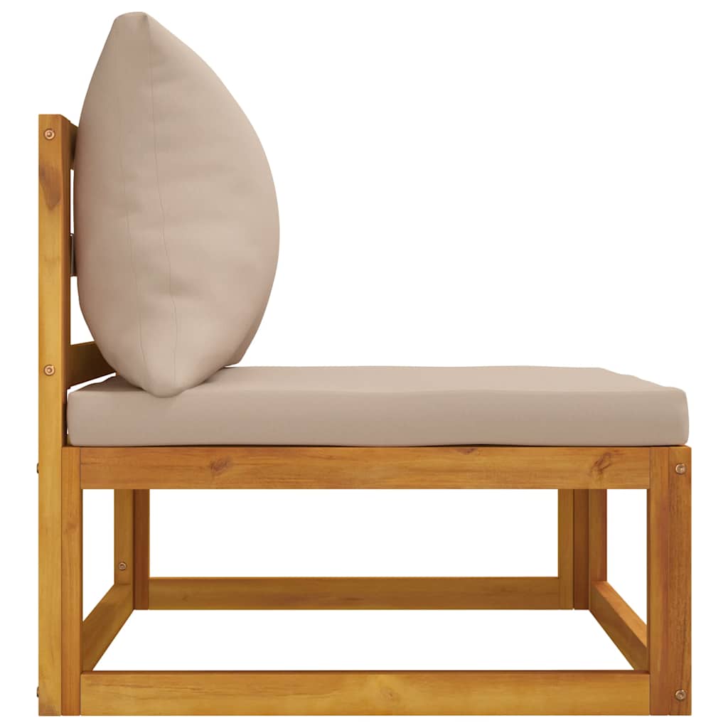 Patio Furniture Set Outdoor Lounge Set with Cushions Solid Wood Acacia vidaXL - Picture 42 of 48