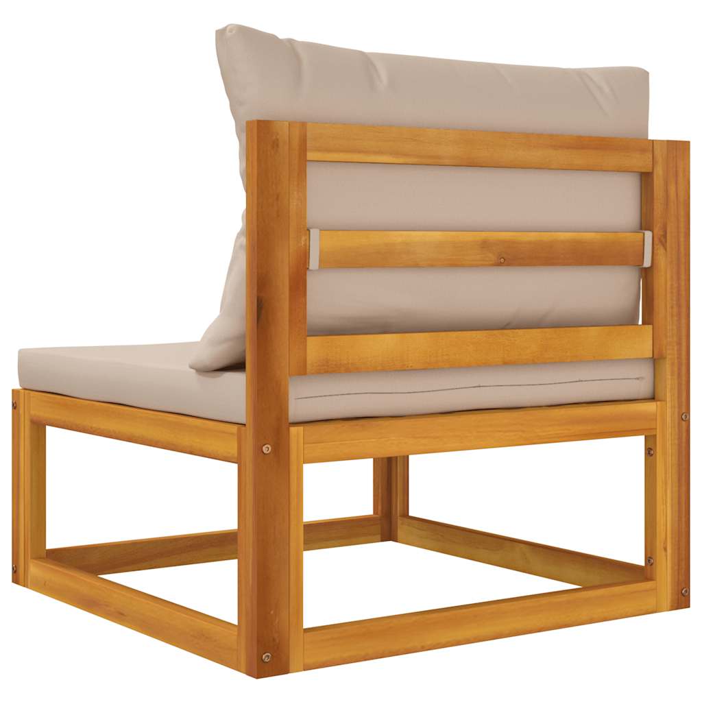 Patio Furniture Set Outdoor Lounge Set with Cushions Solid Wood Acacia vidaXL - Picture 43 of 48