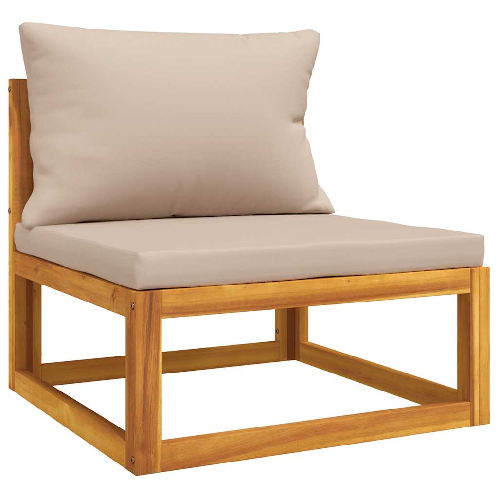 Thumbnail - vidaXL 2-tlg. Garten-Sofa-Set mit Kissen Massivholz Akazie