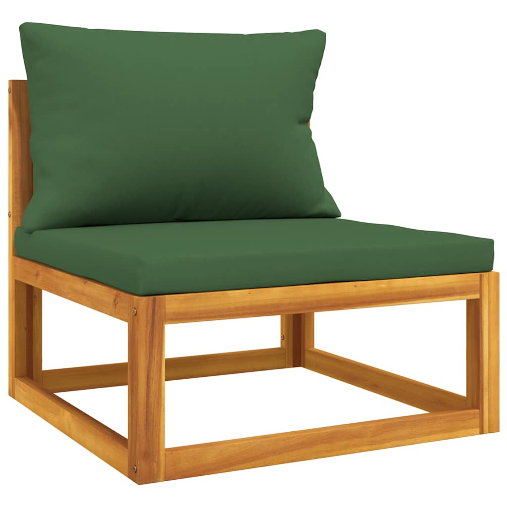 Patio Furniture Set Outdoor Lounge Set with Cushions Solid Wood Acacia vidaXL - Picture 23 of 48