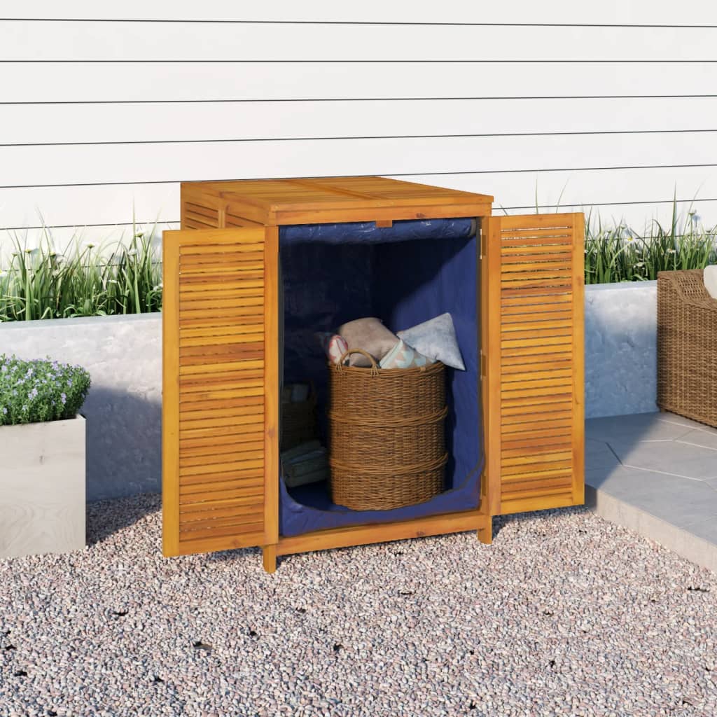 vidaXL Garden Storage Box 70x87x104 cm Solid Wood Acacia