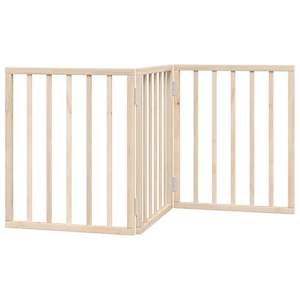 vidaXL kokkupandav koerav&auml;rav, 3 paneeli, 150 cm, paplipuit