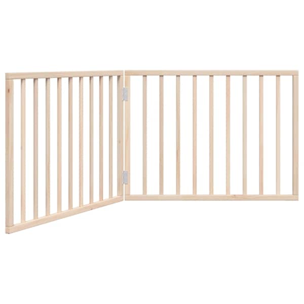 vidaXL kokkupandav koerav&auml;rav, 2 paneeli, 160 cm, paplipuit