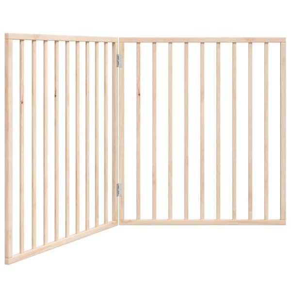 vidaXL kokkupandav koerav&auml;rav, 2 paneeli, 160 cm, paplipuit