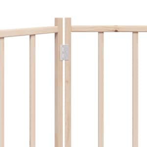 Zábrana pro psy skládací 3 panely 150 cm masivní jedle - obrázek 8