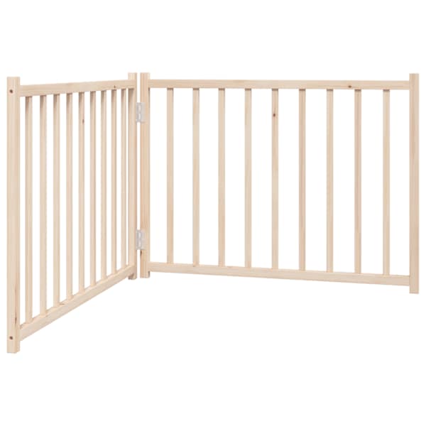 vidaXL kokkupandav koerav&auml;rav, 2 paneeli, 160 cm, nulupuit