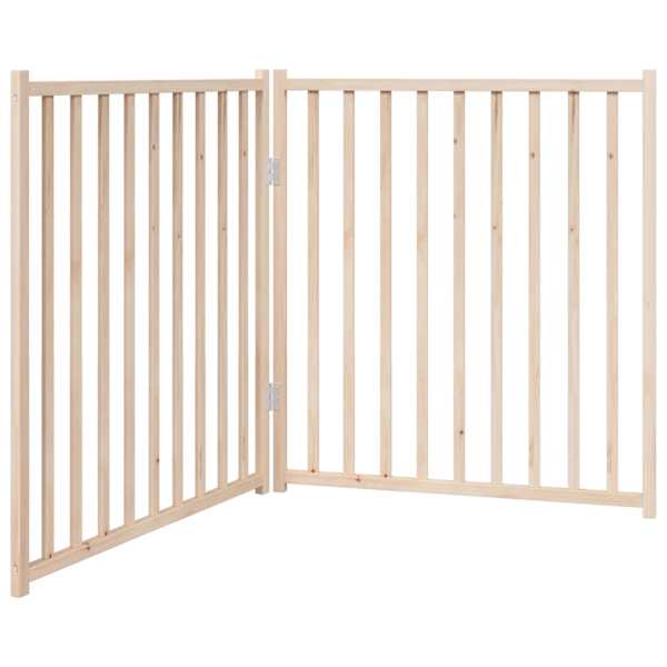 vidaXL kokkupandav koerav&auml;rav, 2 paneeli, 160 cm, nulupuit