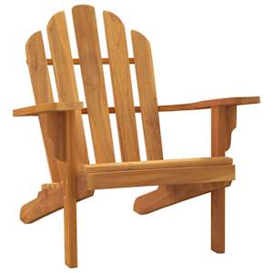 Zahradní židle Adirondack 79 x 95 x 92 cm masivní teakové dřevo - obrázek 2