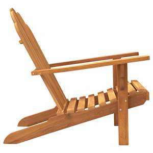 Zahradní židle Adirondack 79 x 95 x 92 cm masivní teakové dřevo - obrázek 4
