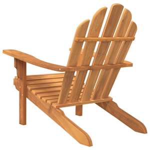 Zahradní židle Adirondack 79 x 95 x 92 cm masivní teakové dřevo - obrázek 5