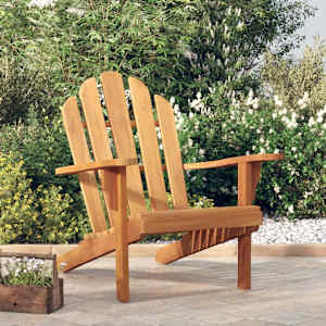 Zahradní židle Adirondack 79 x 95 x 92 cm masivní teakové dřevo - obrázek 1